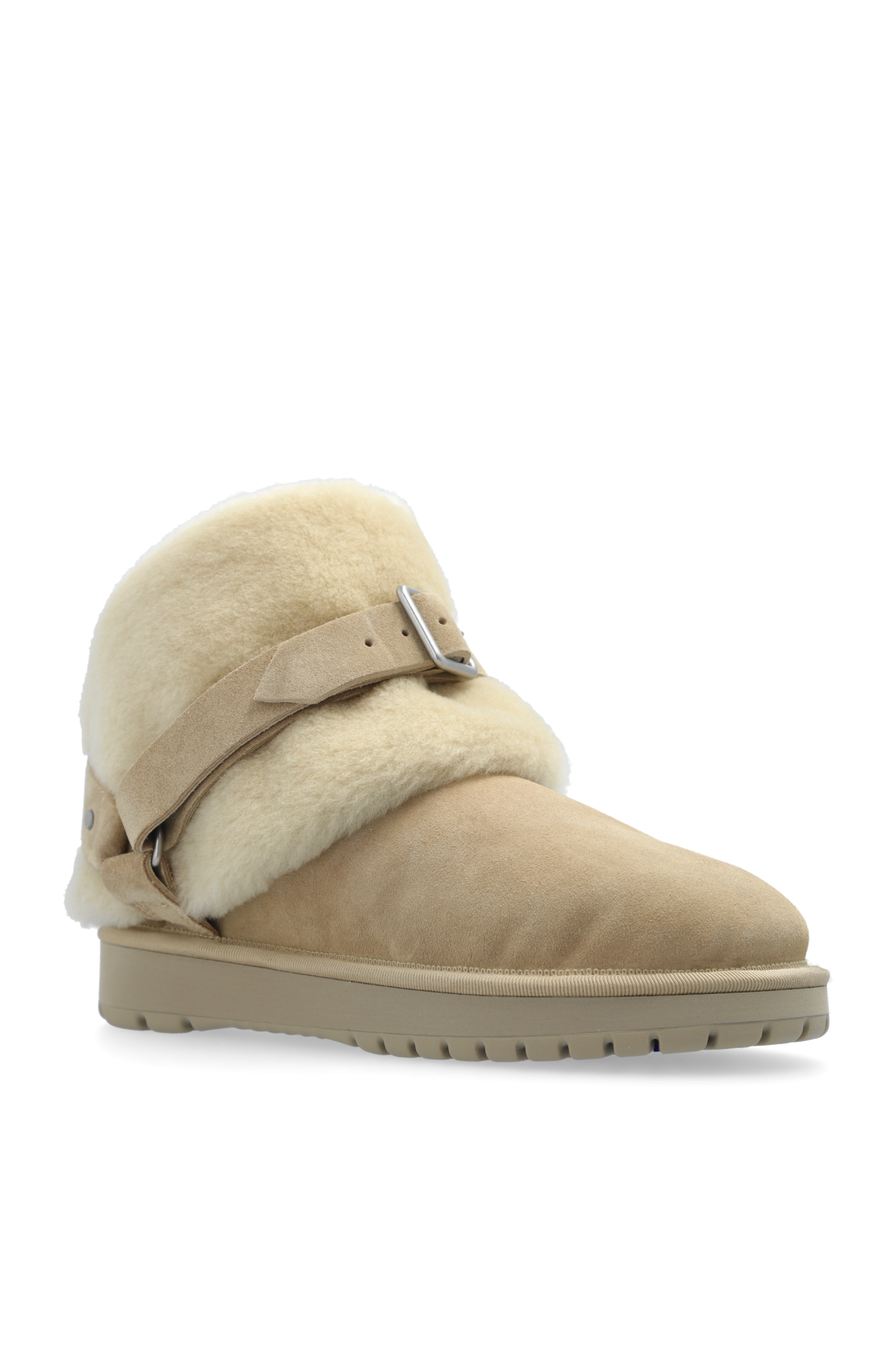 Beige Chubby snow boots Burberry Vitkac Italy